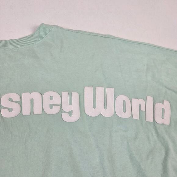 Disney Parks Spirit Jersey Shirt Size 2XL Turquoise Disney World Crewneck - Picture 6 of 14